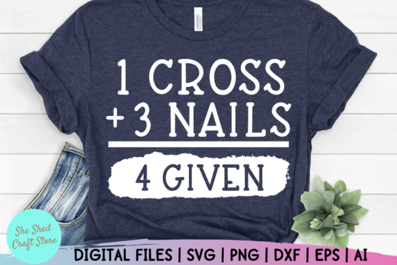 1 Cross 3 Nails 4 Given: Graphics for Easter Crafts