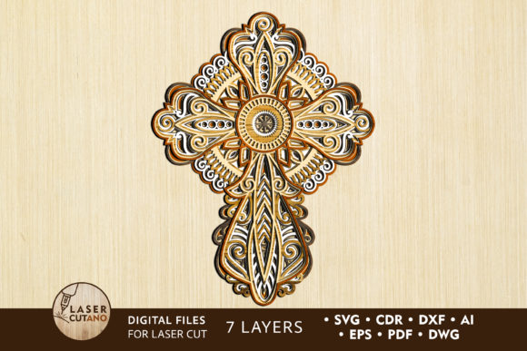 CROSS Files for Cricut: Laser Cutting Wall Decor Assets