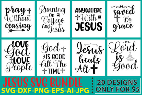 Jesus SVG Bundle Vol-2: Faith Design Bundles Reviewed