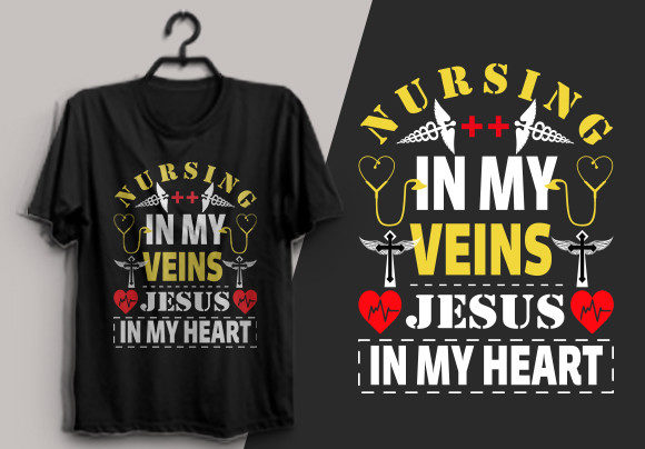 Nursing in My Veins Graphics & Print Templates