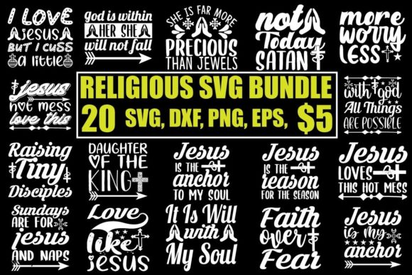 Religious SVG Bundle: Reviewing Faith Design Bundles