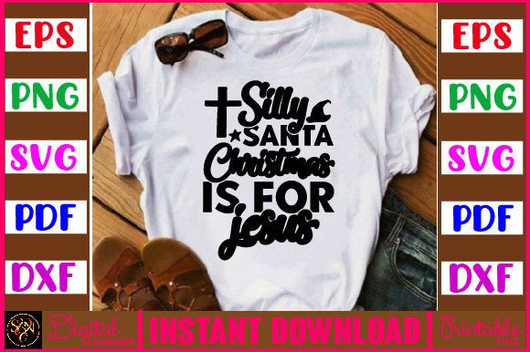 Silly Santa Graphics: Faith-Based Crafts for Branding
