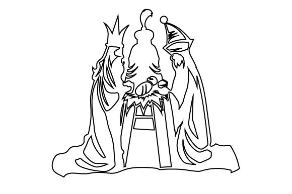 Three Kings Manger Crafts for Christmas Branding